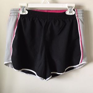 Woman’s Pink And Black Nike Shorts| Size M